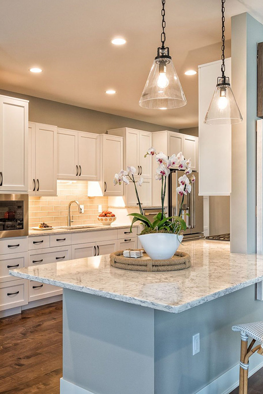 Emily Hughes Portfolio: Neutral Transitional Townhome Kitchen 2