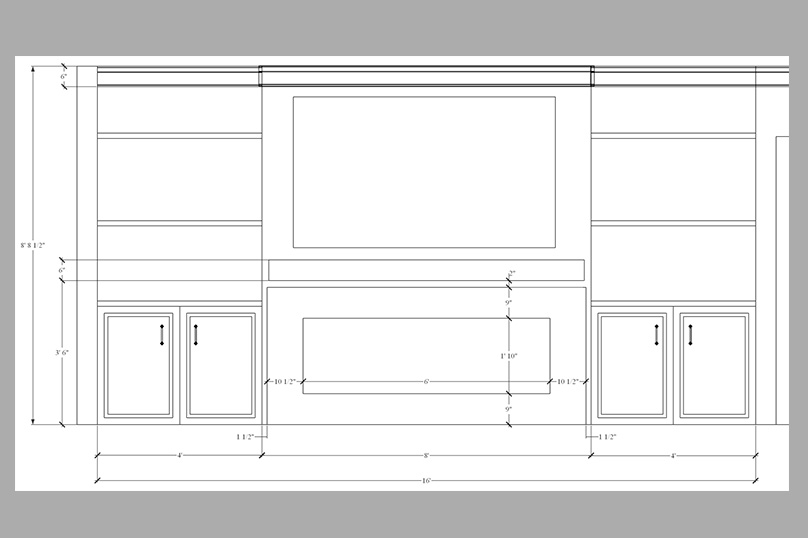 Fireplace Surround Design Measurements